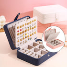 Leather Flip-Top Jewellery Box