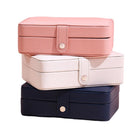 Leather Flip-Top Jewellery Box