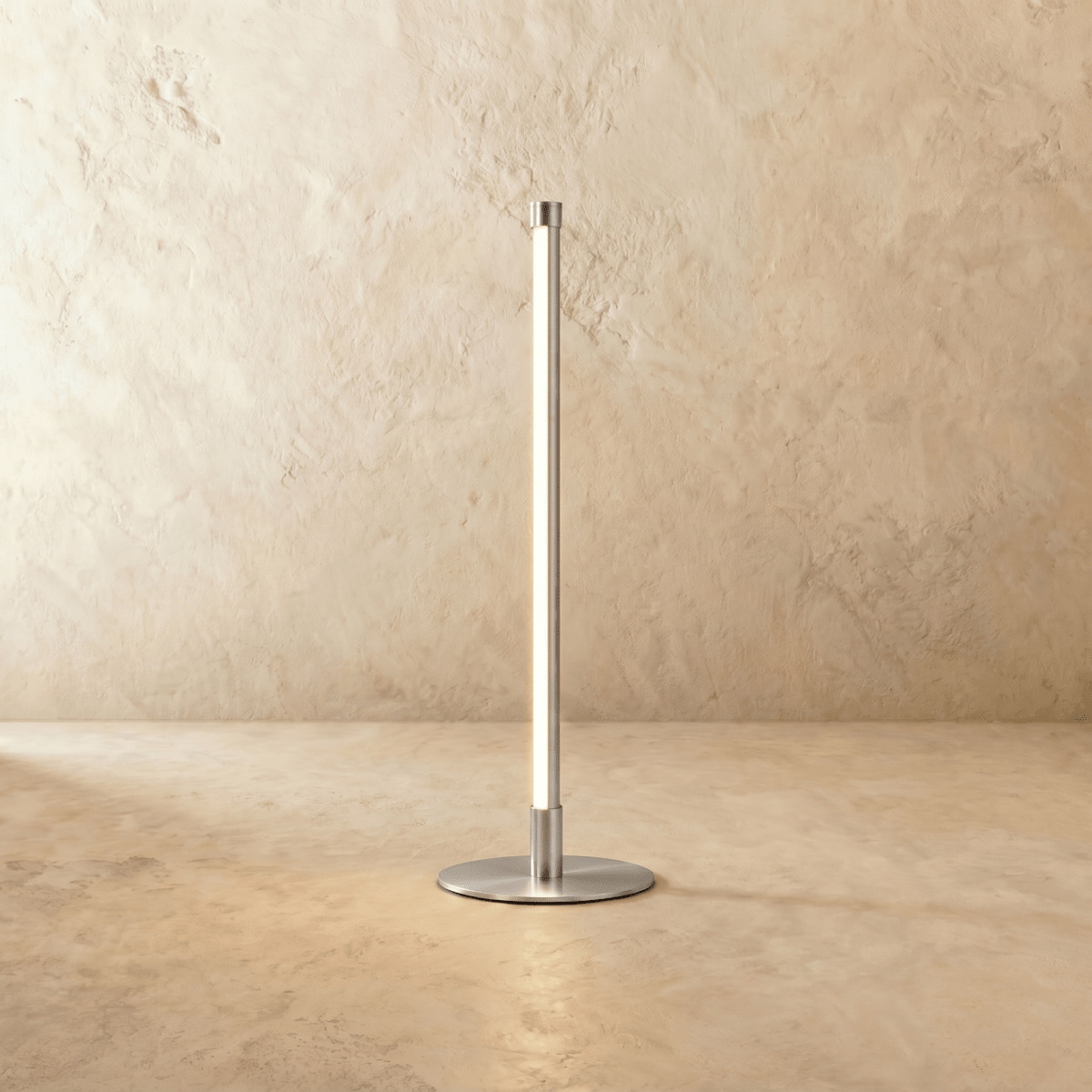 Nervesa Modern Metal LED Table Lamp for Bedroom and Living Room Accent Lighting