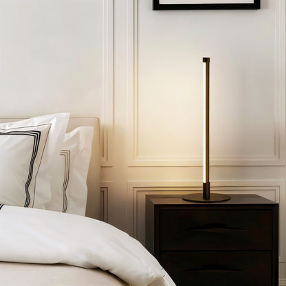 Nervesa Modern Metal LED Table Lamp for Bedroom and Living Room Accent Lighting