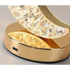 Crystal Table Lamp with Dimming