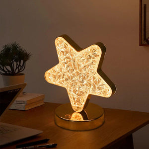 Crystal Table Lamp with Dimming