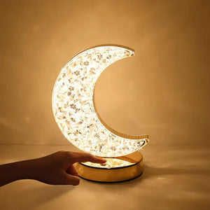 Crystal Table Lamp with Dimming