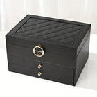 Multilayer Leather Jewellery Box