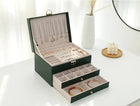 Multilayer Leather Jewellery Box
