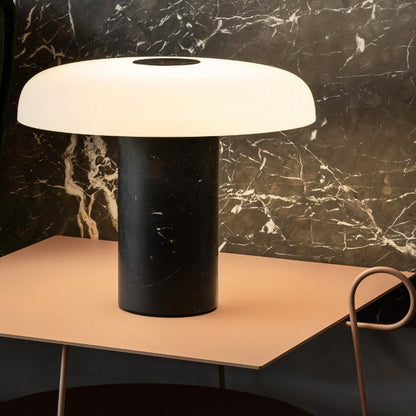 Umbriel Modern Metal LED Table Lamp with Warm Glow for Bedroom Decor