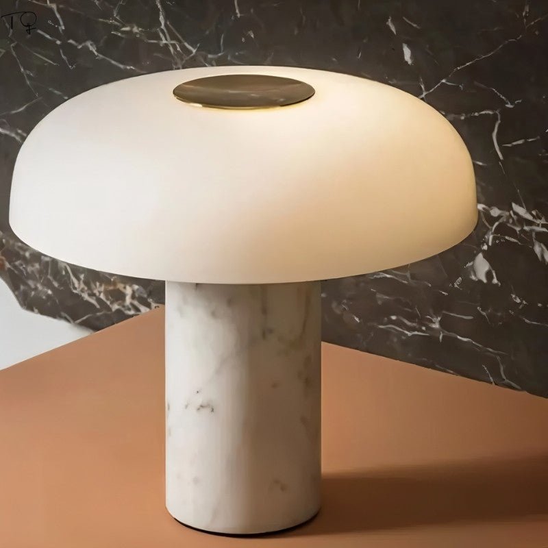 Umbriel Modern Metal LED Table Lamp with Warm Glow for Bedroom Decor