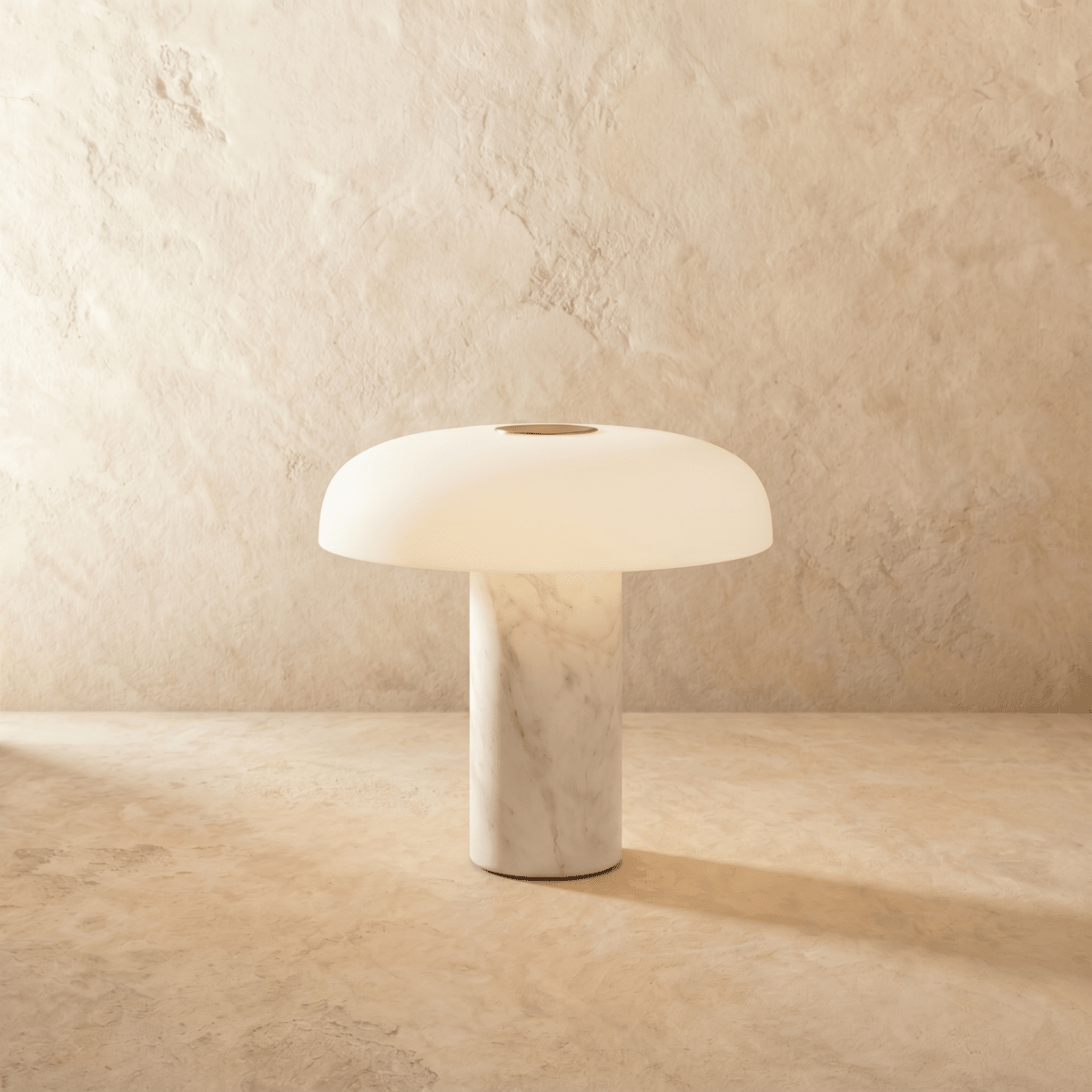Umbriel Modern Metal LED Table Lamp with Warm Glow for Bedroom Decor