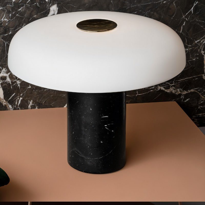 Umbriel Modern Metal LED Table Lamp with Warm Glow for Bedroom Decor