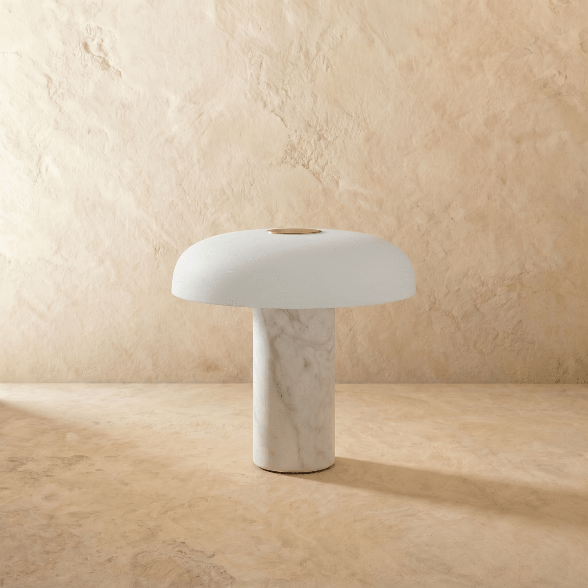 Umbriel Modern Metal LED Table Lamp with Warm Glow for Bedroom Decor