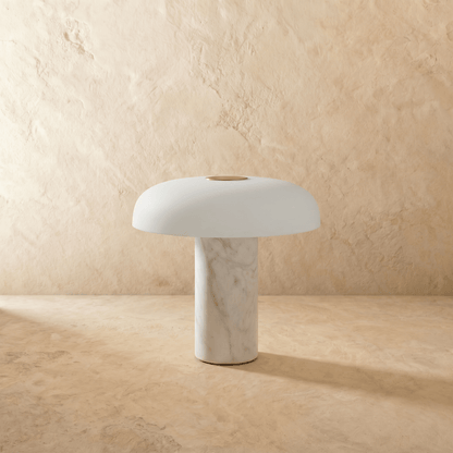 Umbriel Modern Metal LED Table Lamp with Warm Glow for Bedroom Decor