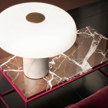 Umbriel Modern Metal LED Table Lamp with Warm Glow for Bedroom Decor