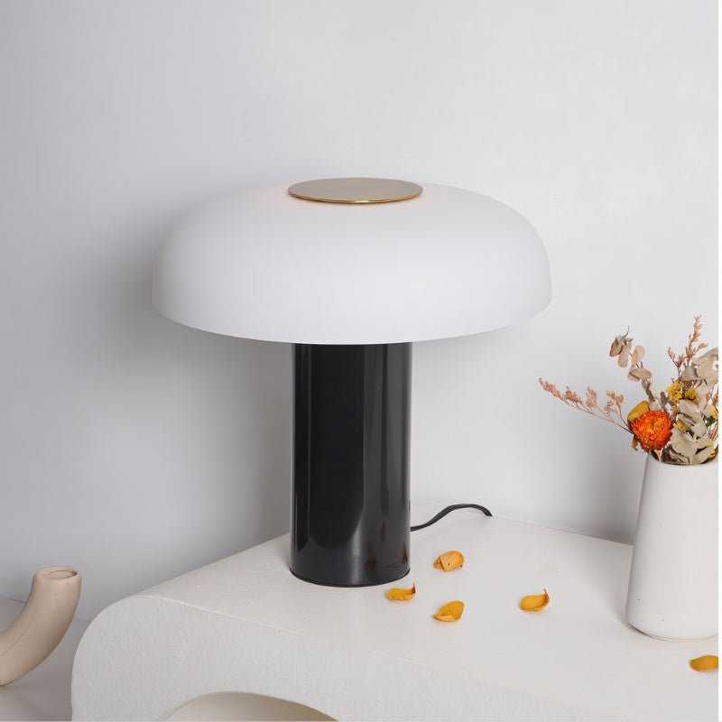 Umbriel Modern Metal LED Table Lamp with Warm Glow for Bedroom Decor