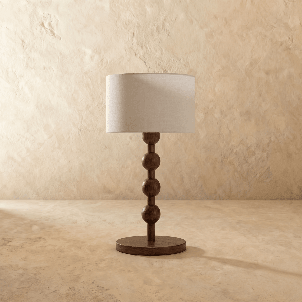 Montrave Classic Fabric and Wood Table Lamp Traditional Design for Bedroom Nightstands