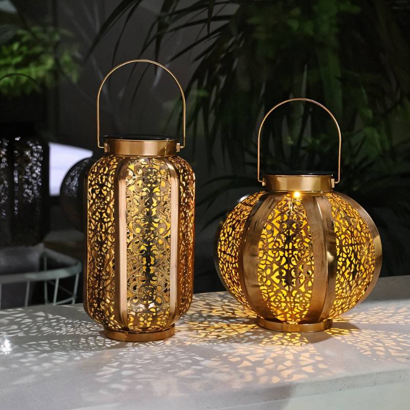 Lucerna Traditional Metal LED Garden Light Weatherproof Patio Pathway Lantern