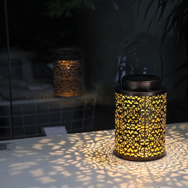 Lucerna Traditional Metal LED Garden Light Weatherproof Patio Pathway Lantern