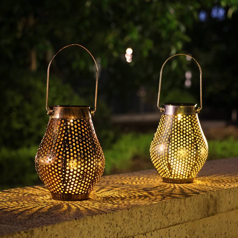 Lucerna Traditional Metal LED Garden Light Weatherproof Patio Pathway Lantern