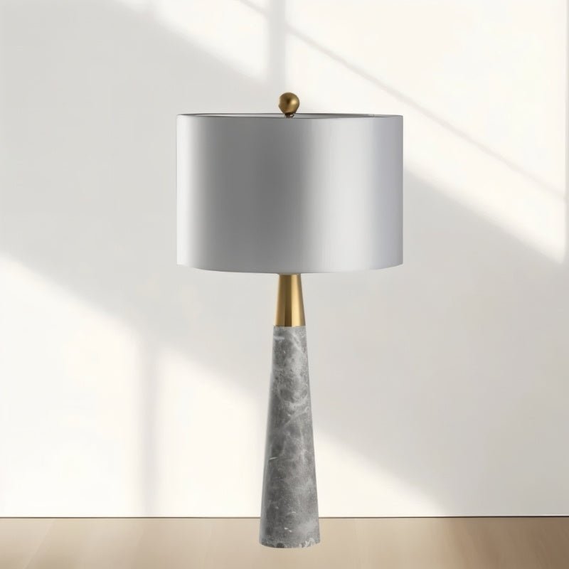 Pravelle Modern Fabric Table Lamp with Warm E27 Glow for Living Room Styling