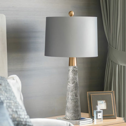 Pravelle Modern Fabric Table Lamp with Warm E27 Glow for Living Room Styling