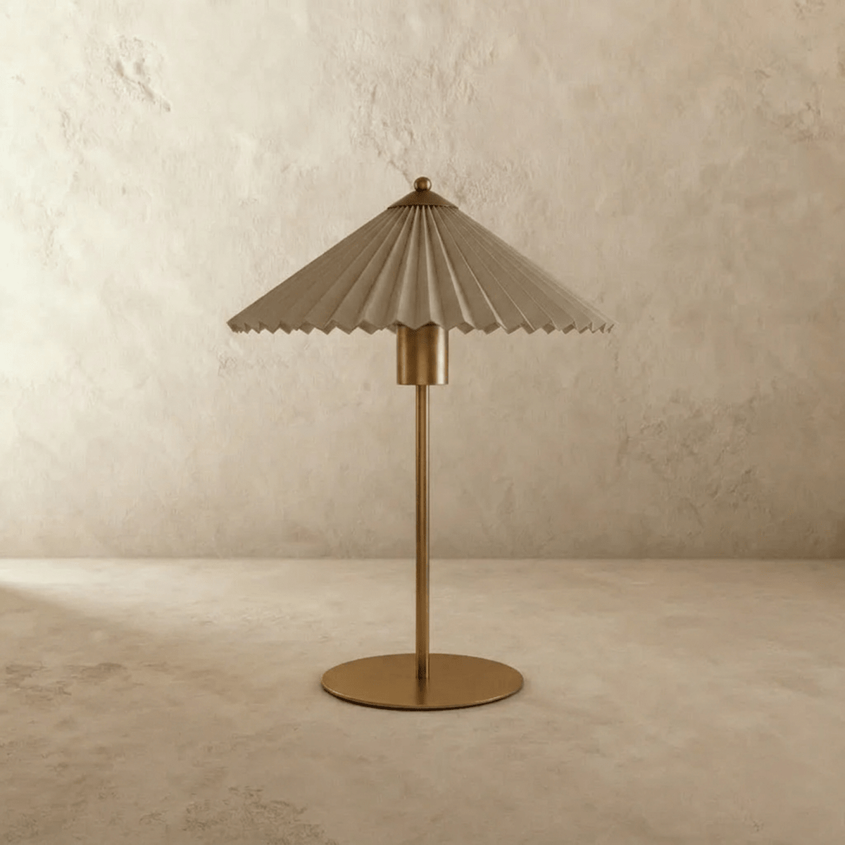 Aurelle Mid Century Fabric Drum Table Lamp with Warm E27 Glow for Bedroom Nightstands