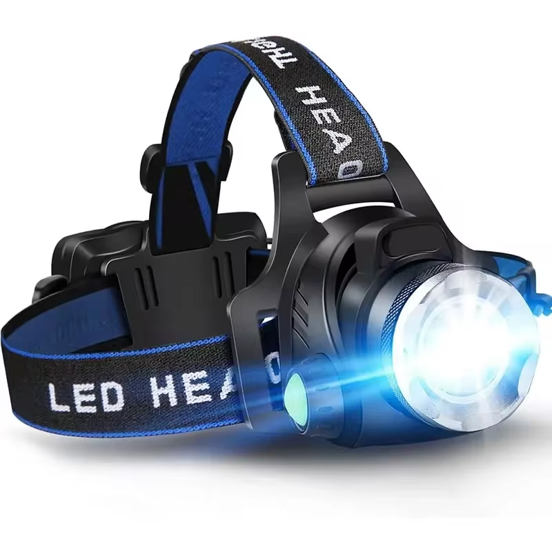 Rechargeable LED Headlamp with Zoom