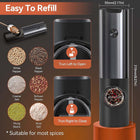 Electric Salt and Pepper Mill Set