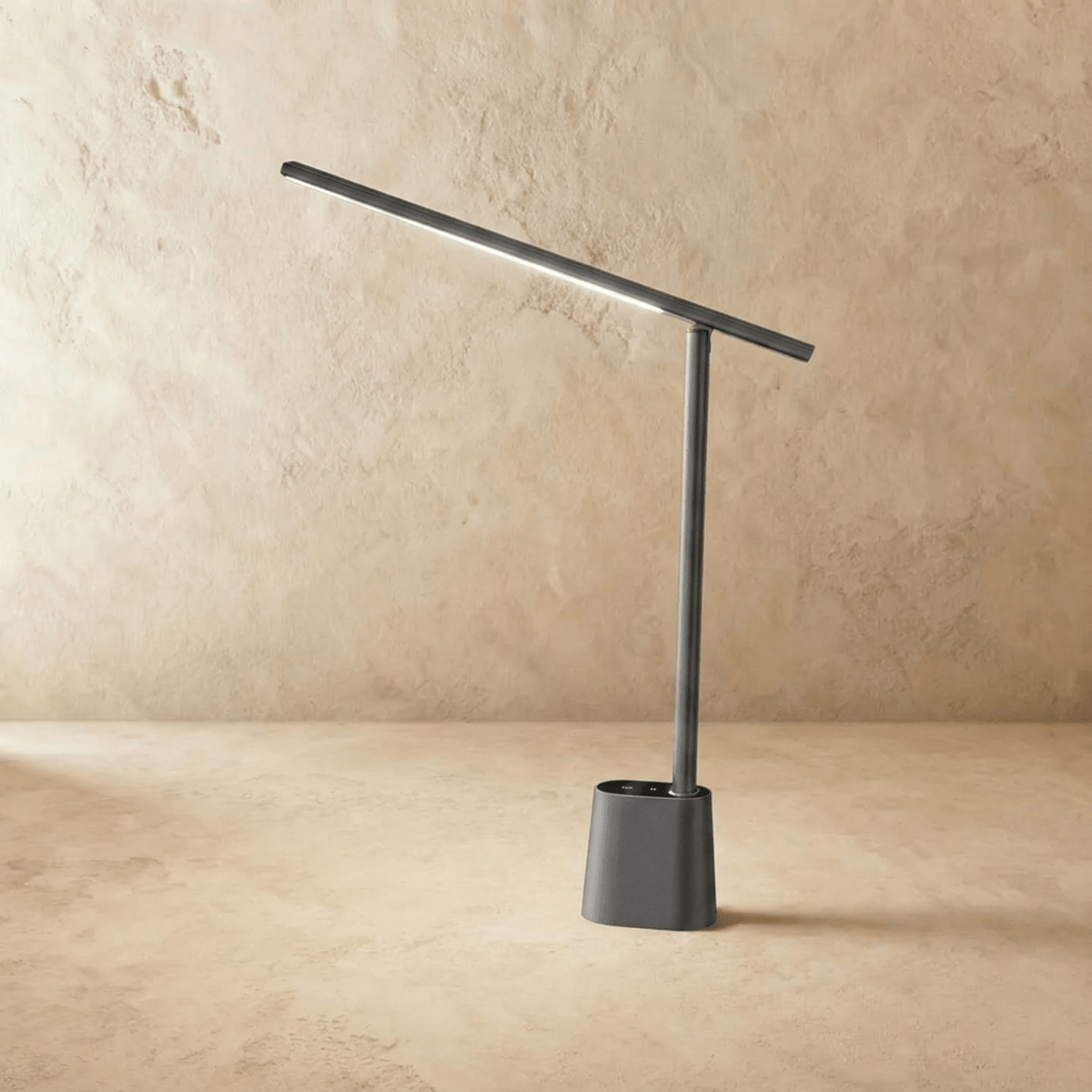 Orsanne Modern Aluminum LED Table Lamp with Warm Ambient Glow for Bedroom Nightstands