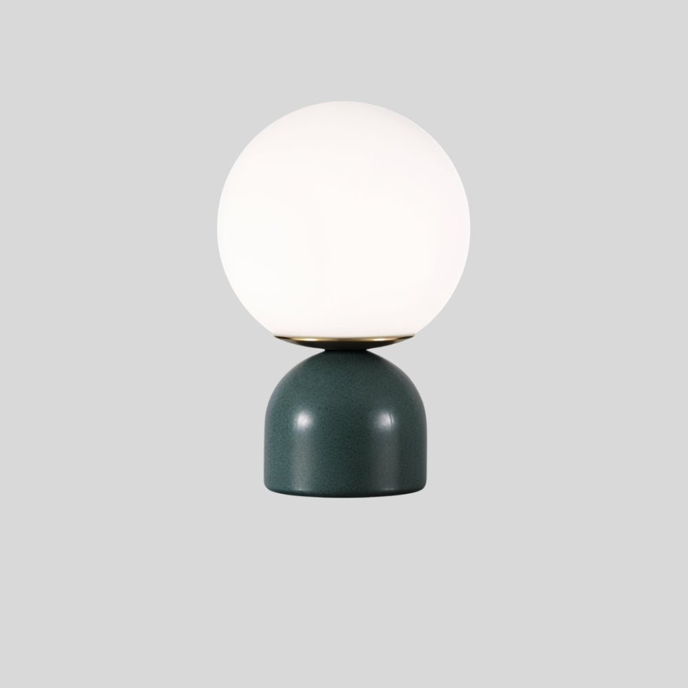 Willowmere Modern Marble Brass Table Lamp with Warm Ambient Glow for Bedroom Nightstands