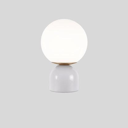 Willowmere Modern Marble Brass Table Lamp with Warm Ambient Glow for Bedroom Nightstands