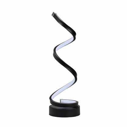 Cordelia Modern Aluminum Table Lamp with Integrated LED for Bedroom Accent Lighting