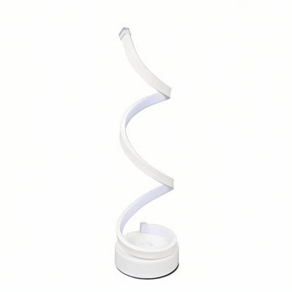 Cordelia Modern Aluminum Table Lamp with Integrated LED for Bedroom Accent Lighting