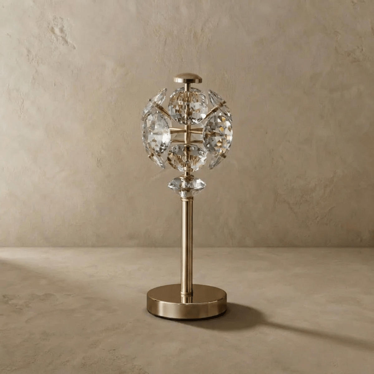 Lumandre Modern Metal LED Table Lamp Compact Bedside and Console Accent Light