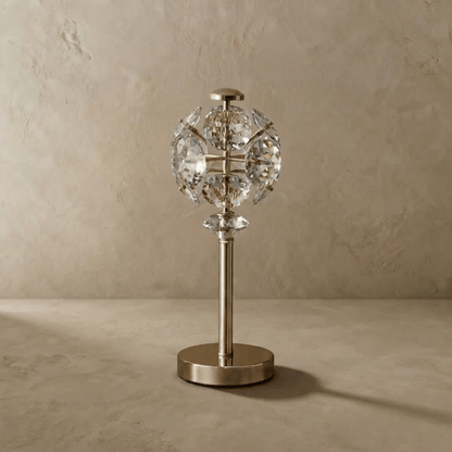 Lumandre Modern Metal LED Table Lamp Compact Bedside and Console Accent Light