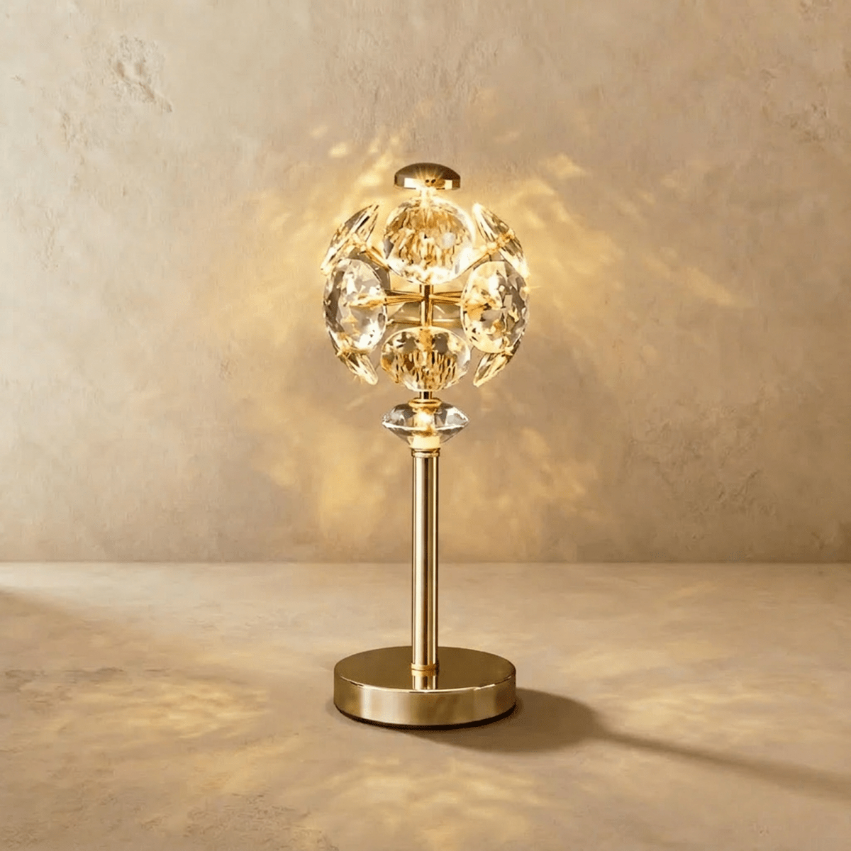 Lumandre Modern Metal LED Table Lamp Compact Bedside and Console Accent Light