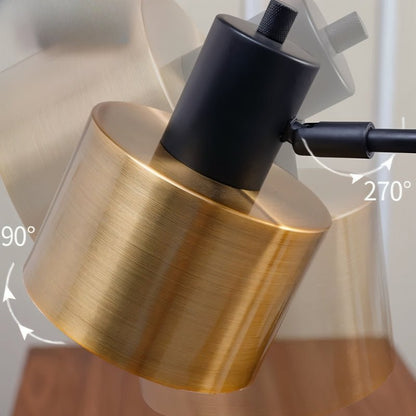 Sablette Modern Iron Table Lamp with Warm E27 Glow for Bedroom Nightstands