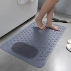 Non-Slip Shower Mat with Foot Scrubber
