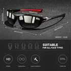 Polarized Wraparound Sunglasses