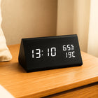 Wooden LED Alarm Clock