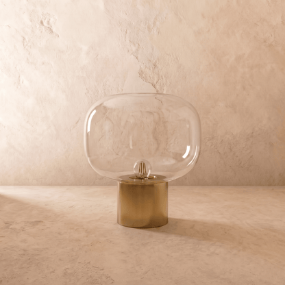 Vercelli Modern Aluminum Glass Table Lamp with Warm E27 Glow for Bedroom